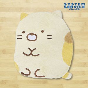 Sumikkogurashi - Face Shaped Big Die-cut Rug - Neko Cat